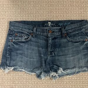 Seven 7 for All Mankind Distressed Dojo Shorts size 30 $132